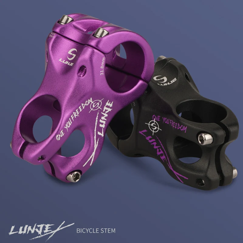 45mm Aluminum Alloy MTB Stem CNC Ultra Light Hollow Mountain Bike Short Handlebar Stem