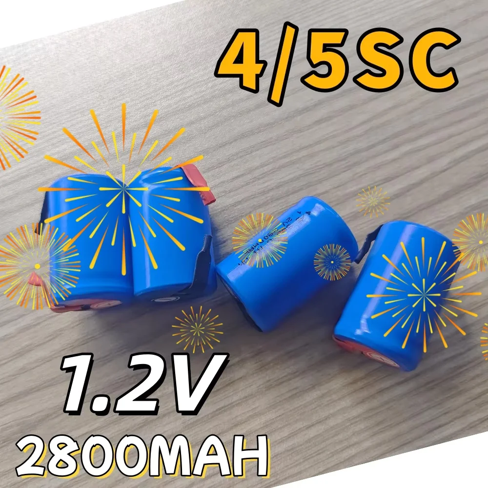 1.2v SC 2800mAh Ni-CD Rechargeable battery for Vacuum cleaner Sweeper Drone Electric drill DIY nickel sheet