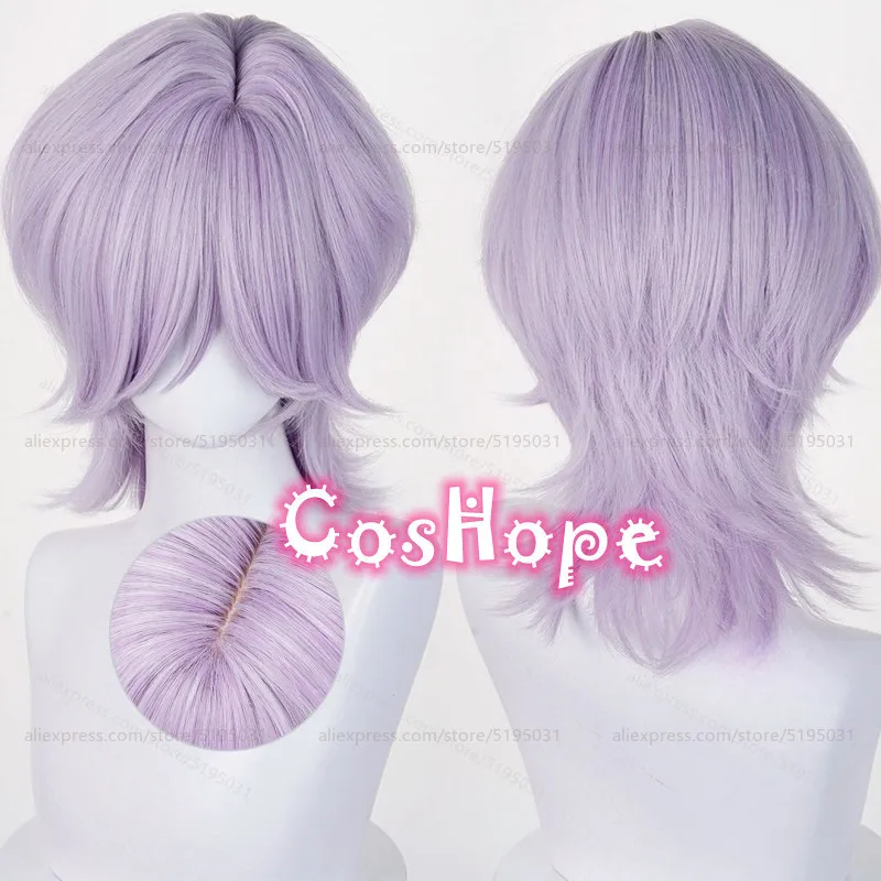 Saja Boys Mystery Cosplay Wig Purple Mixed Wig Heat Resistant Synthetic Wigs for Halloween Carnival Costume