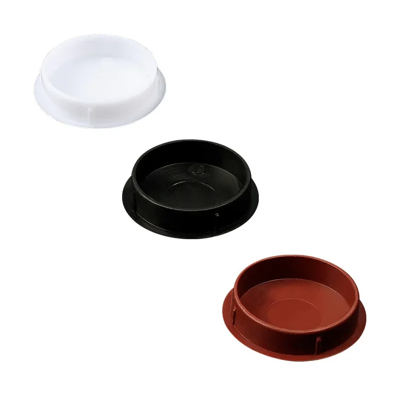 

10 шт., заглушки с защелкивающимися отверстиями 5 мм ~ 40 мм, круглые пластиковые заглушки, вставки для труб