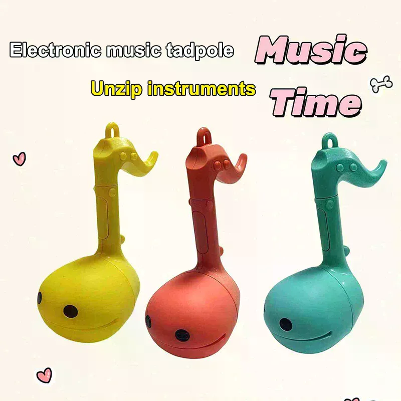 Otamatone Mini Electronic Music Creative Sound-producing Musical Toys Soothing Relaxing Musical Instruments Cute Musical Notes