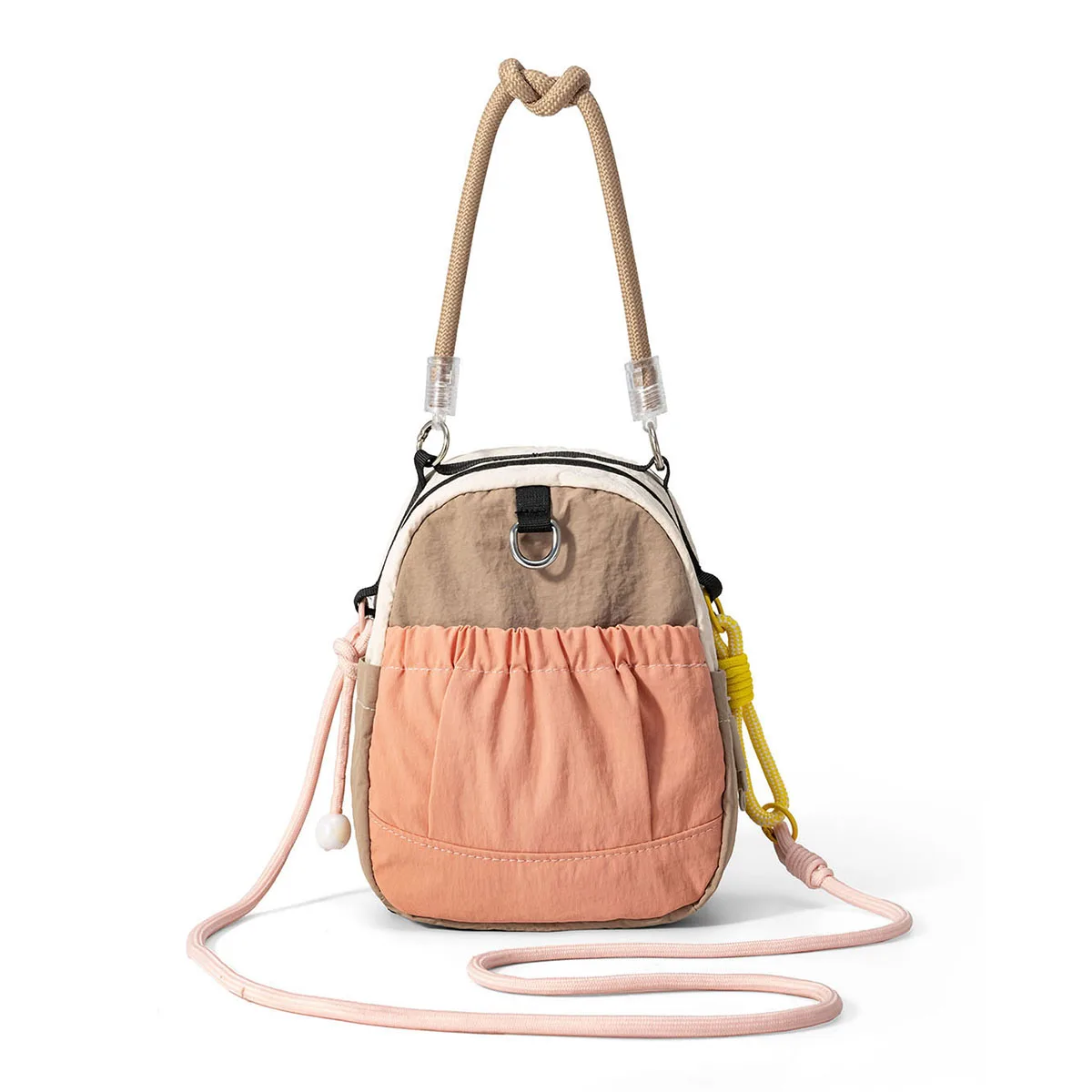 Umhängetasche für Damen, leichte tragbare Wasserflaschentasche für Ausflüge, kleiner Rucksack zum Wandern, lässige leichte Schultertasche für Studenten. – Detail 11