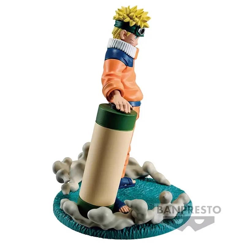 Bandai-Naruto Sasuke Zabuza Action Figure for Kids, Anime Figure Toys, Presente de Natal, Ornamentos Colecionáveis, Genuíno