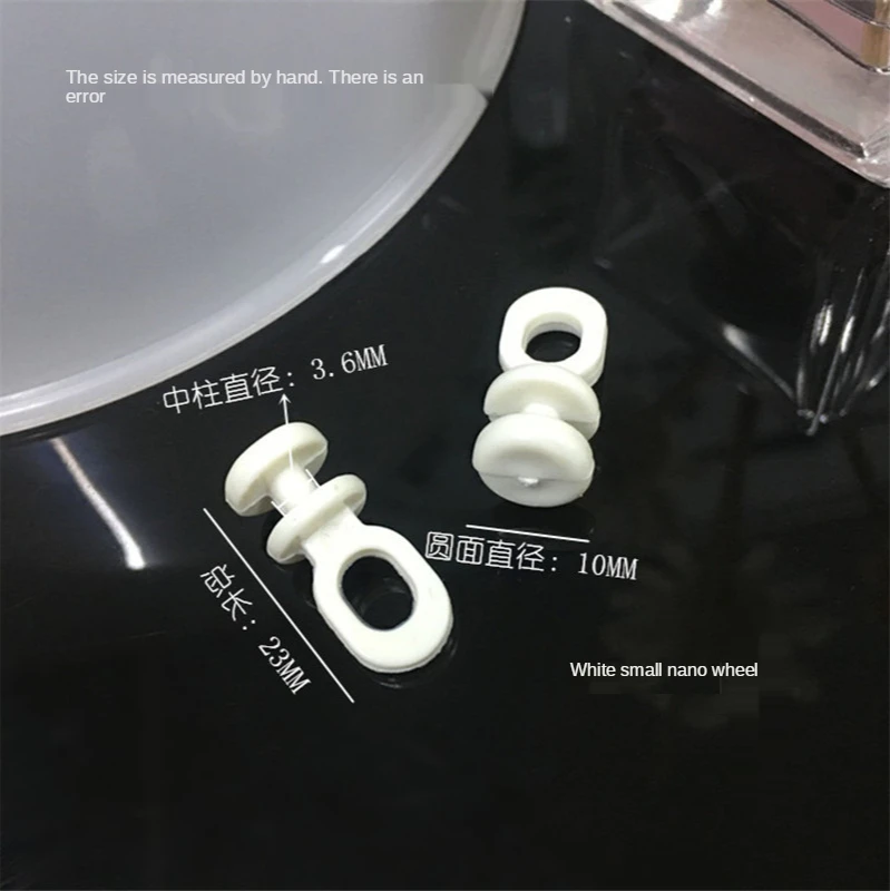 30Pcs Wit Plastic Rail Gordijn Transportband Haak Rollers Thuis Gordijnen Hanger Hhooks Accessoires Gordijnen Tieback Haken