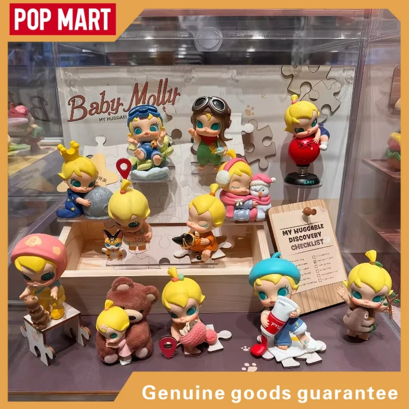 

POP MART Baby Molly Hug Exploration Series Limited Edition Blister Card Cute Figure Secret Box Collectible Toy Festival Gift