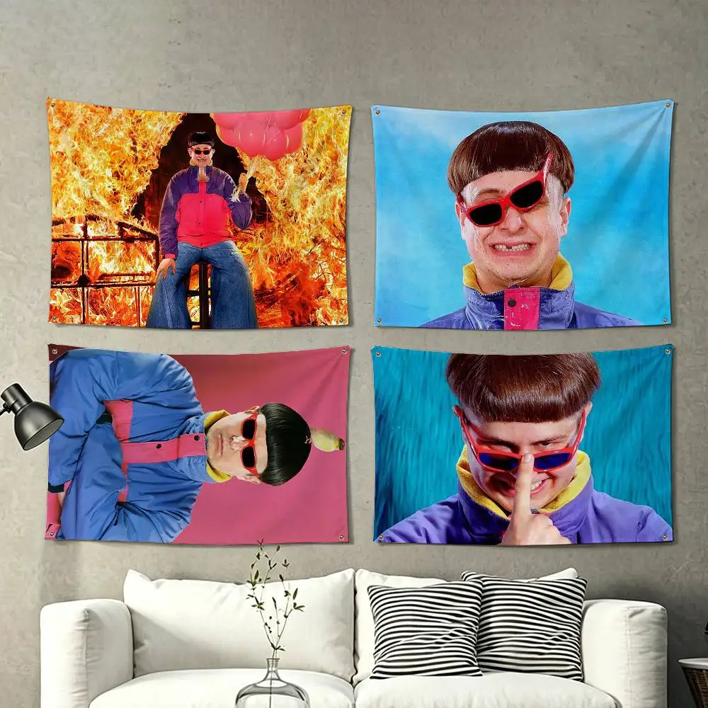 O-Oliver Tree Ugly is Beautiful  Flag Suitable For Party Club Outdoor Interior Wall Decoration Banner Fans Gift