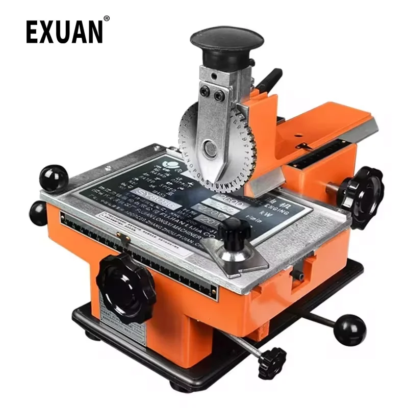 Small Metal Nameplate Marking Machine Aluminum Alloy Nameplate Marking Machine Embossing Marking Machine Steel Stamp Embosser