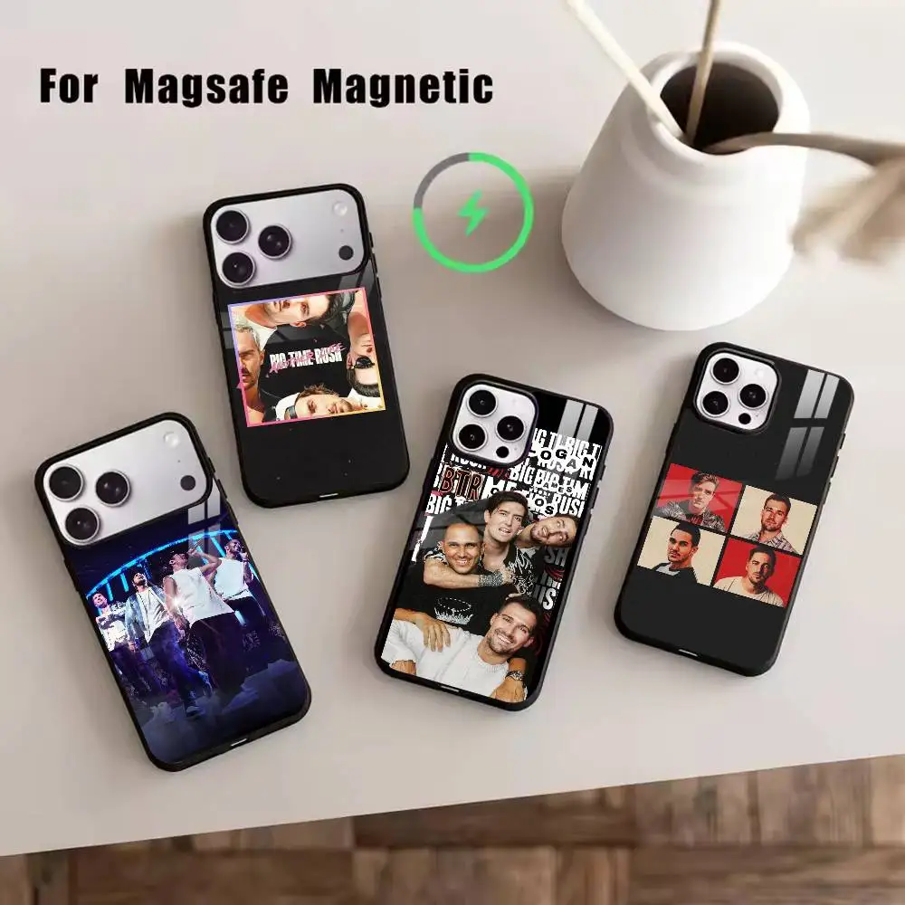 

Combination Big Time R-Rush Phone Case For iPhone17,16,15,14,13,12,11 Plus,Pro Magnetic with Magsafe Wireless Charging