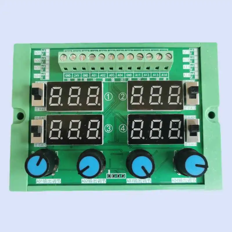PLC Analog Signal Debugging 0-20 MA Current Signal Generation and Measurement 0-10 V Voltage Signal Generation and Measurement