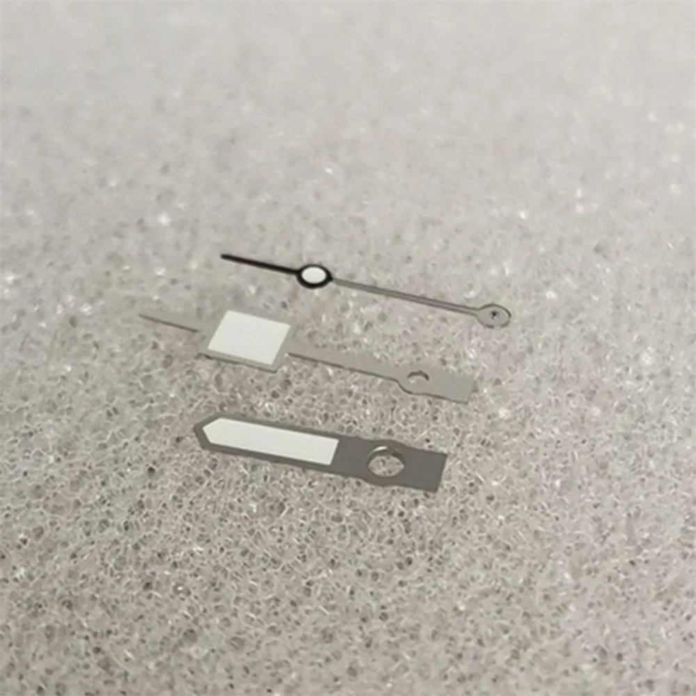 عقارب NH35، مؤشرات مضيئة باللون الأخضر، عقارب ساعة بديلة، لحركة NH35/NH36/4R/7S، ملحقات إبر 8 مم 12 مم 12.5 مم