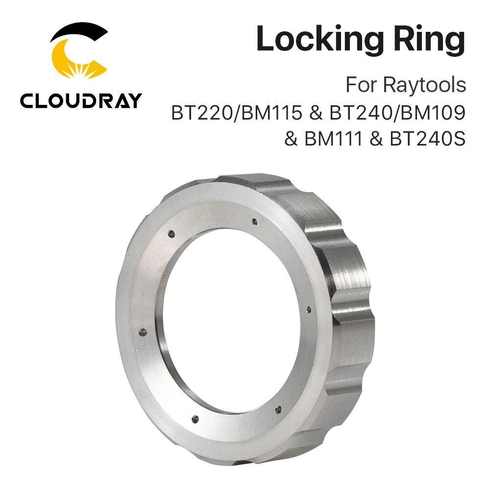 Cloudray Raytools Fasten Ring For Fiber Laser Cutting Head BT240/BT240S/BM111 Nozzle Connection Part for Raytools Laser Head