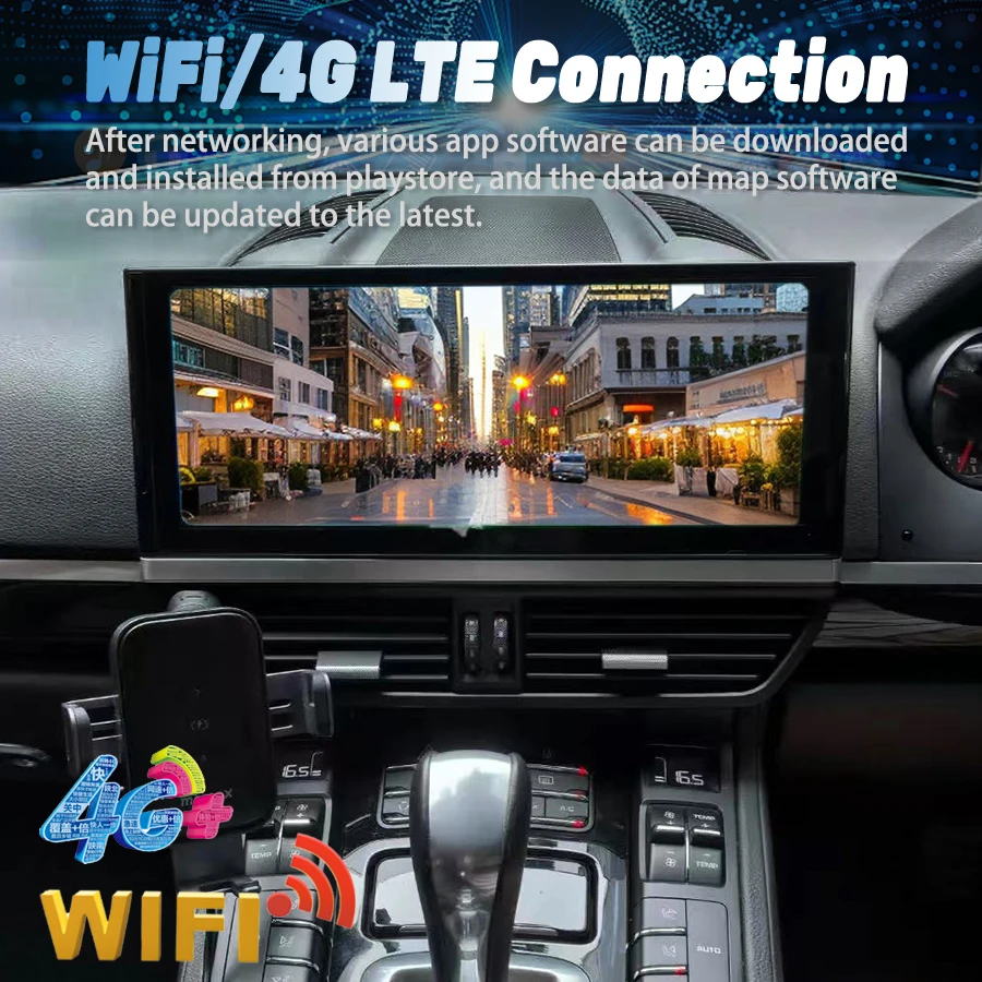 For Porsche Cayenne 2010-2017 Android 15 Car Radio Touch Screen Auto Multimedia Video Player Stereo BT Wireless CarPlay GPS 4G