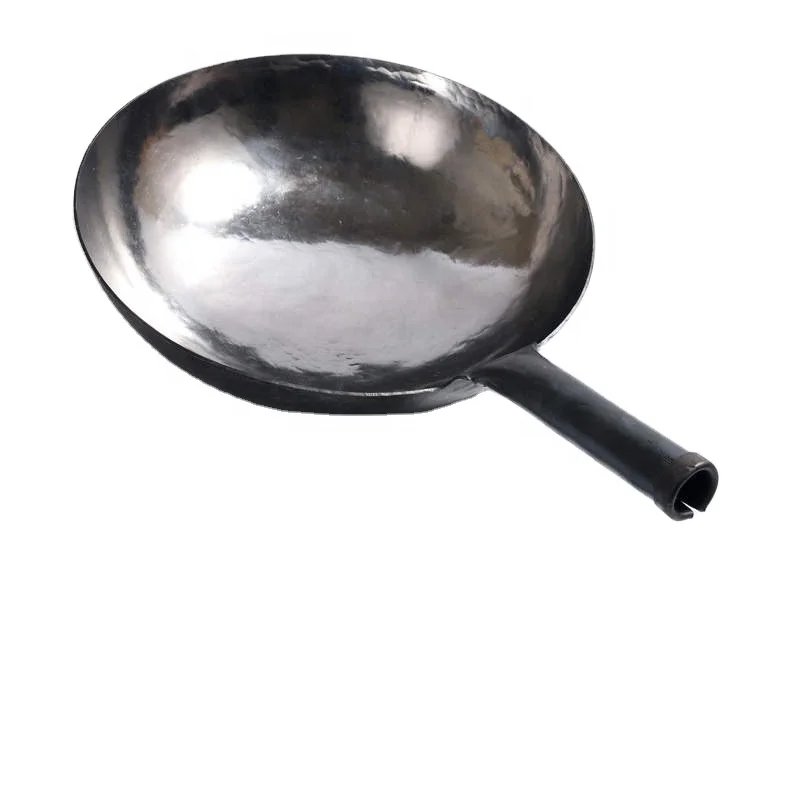 Forging Wok Durable Iron Woks Uncoating Wrought Iron Non-stick Gas Pot Cookware Master Star Classic Chinese Traditional Handmade