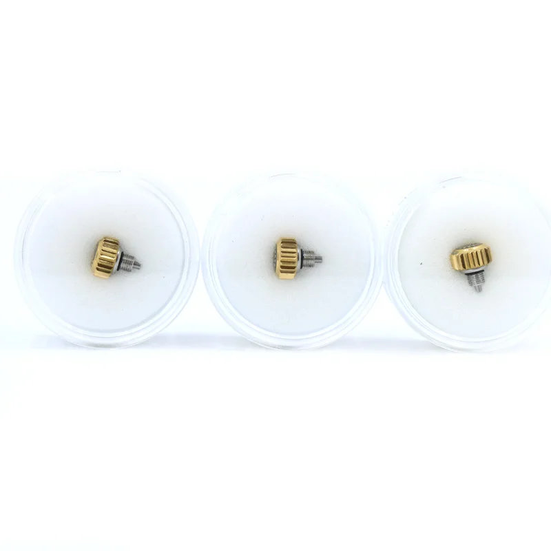 Watch Replacement  Repair Parts For Rolex Watch Head Time Button Diameter 6.0mm Accessories Mechanical Metal 2 Colors