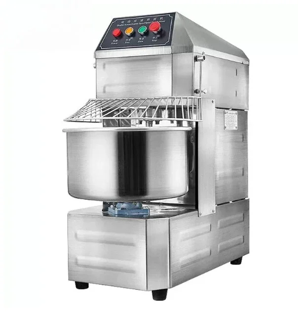 Commercial Spiral Dough Mixer Stainless Steel Bakery Dough Kneading Machine for Bread Pastry