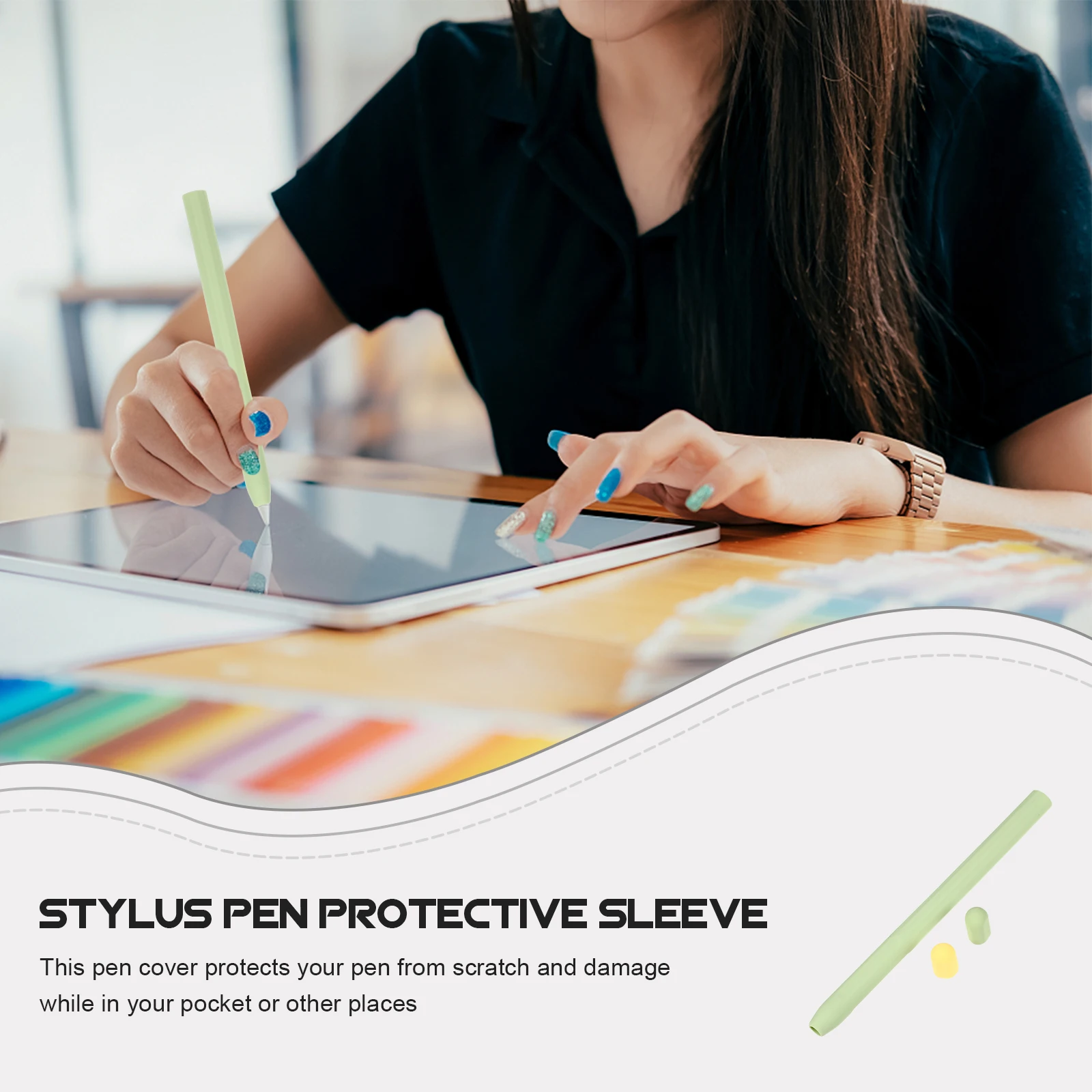 

Силиконовые рукава, защитный чехол для карандашей, нескользящий декоративный чехол, стилус, подарок, аксессуары для планшетов