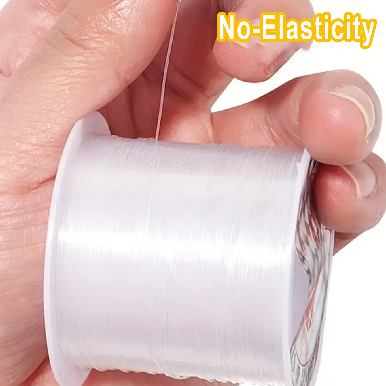 1pc 0.2-0.8mm Non-Elastic Crystal String Transparent Beading Cord For Jewelry Making DIY Fishing Line Bracelet Necklace Craftin