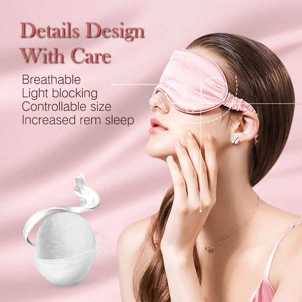 Imitated Silk Eye Patch Shading Sleep Eye Mask Eyepatch Travel Relax Cover Eyeshade Health Sleeping Shield Eye Care Tools