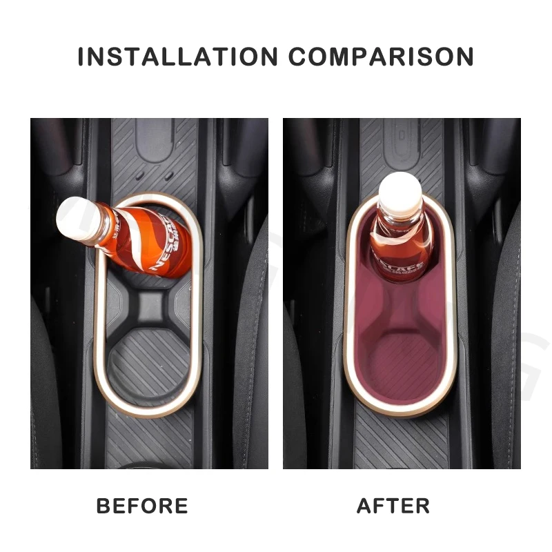 Car Silicone Storage Box Central Control Cup Holder Box For Mini Electric Cooper E SE J01 EV J05 Aceman F65 F66 Accessories