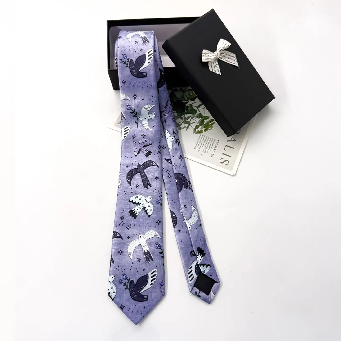 Creative Tie Shirt Men's and Women's Personality Necktie Fashion College Casual Shirt Accessories