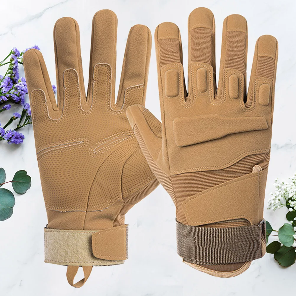 1 paire de mitaines de protection, Suture exquise, gants d'alpinisme durables couleur sable L, gants d'alpinisme, mitaines de protection