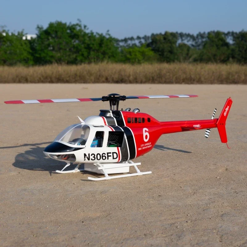 

Roban Yuebang 450bell206 Bell Беспилотный вертолет Моделирование Профессиональный вертолет с дистанционным управлением Rtf Полет руки к руке