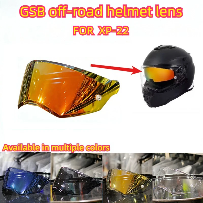 

FOR GSB XP22 Motocross Helmet Visor Winter Warm Windproof Helmet Lens Replacement For Off-Road Helmet