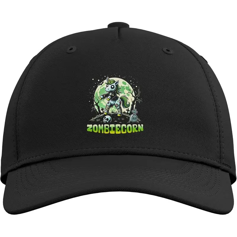 Halloween Zombiecorn Cute Zombie Unicorn Skeleton Adjustable Baseball Hat