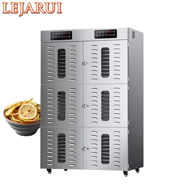 

Food Dehydration Dryer Dried Fruit Machine Household And Commercial Smart Touch 90 Layer Capacity Visual Door Dehydrator