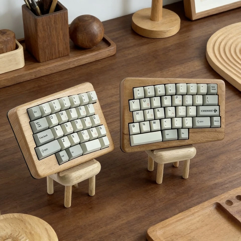 HHKB アリス スプリット 60 木製キーボード 2.4G ワイヤレス ホット