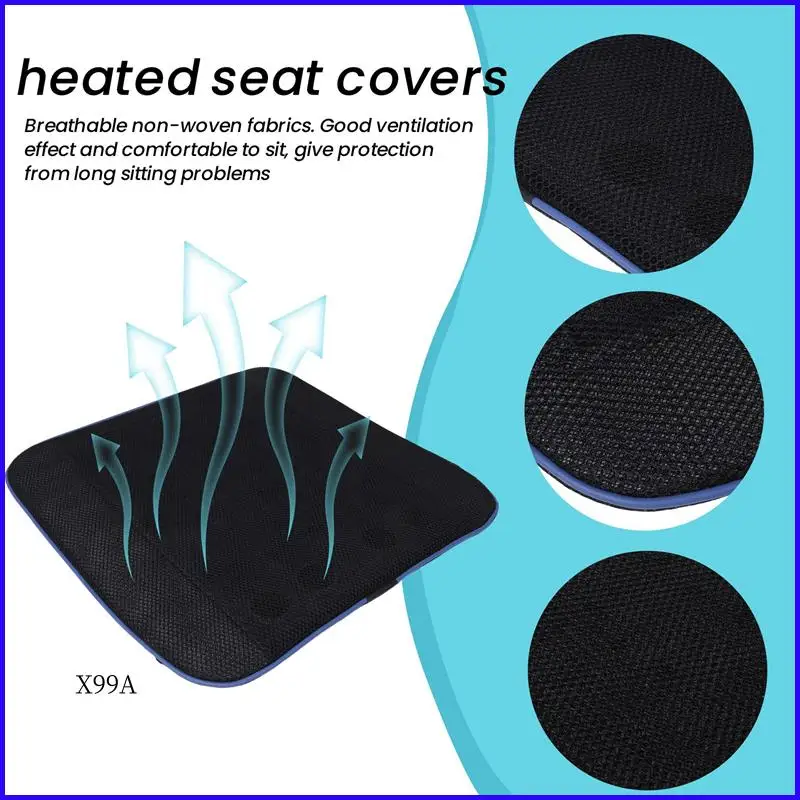 

WO-Universal Cooling Car Air Ventilated Fan Cushion Car Seat Pad Ventilation Cushion USB Car Summer Seat Cushion