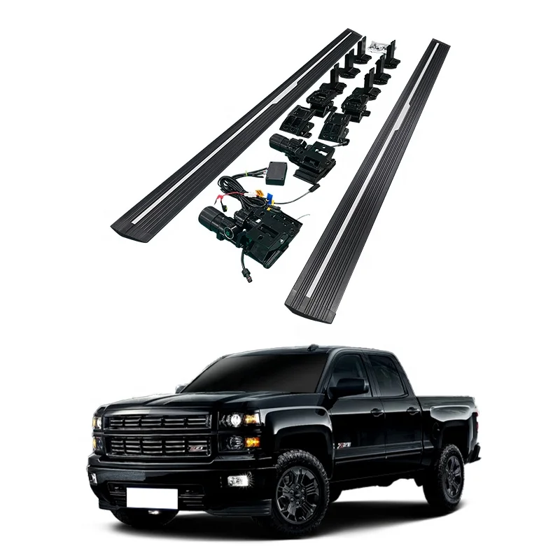 waterproof motor exterior accessories led light power board electric step For Chevrolet Silverado sierra side step