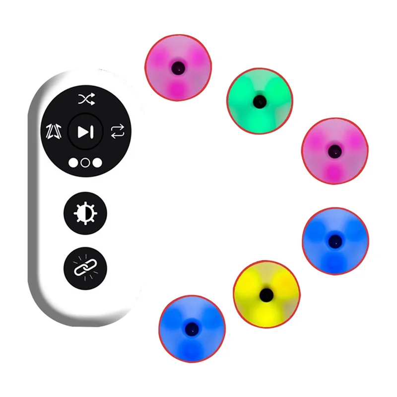 

6Pcs Reaction Training Light Kits Set Children Physical Fitness Training Lamp Speed Agility Response Equipment For Home-B60B