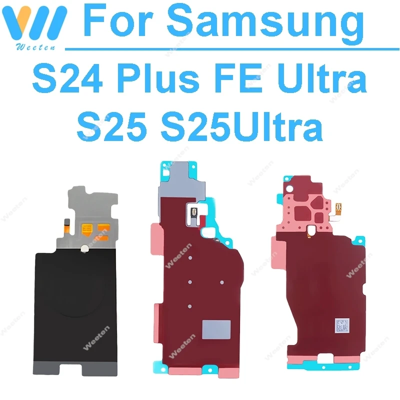 NFC Kabelloses Lademodul für Samsung Galaxy S24 S25 Ultra S24+ S24FE Telefon Kabellose Ladespule Flexkabel Zubehörteile