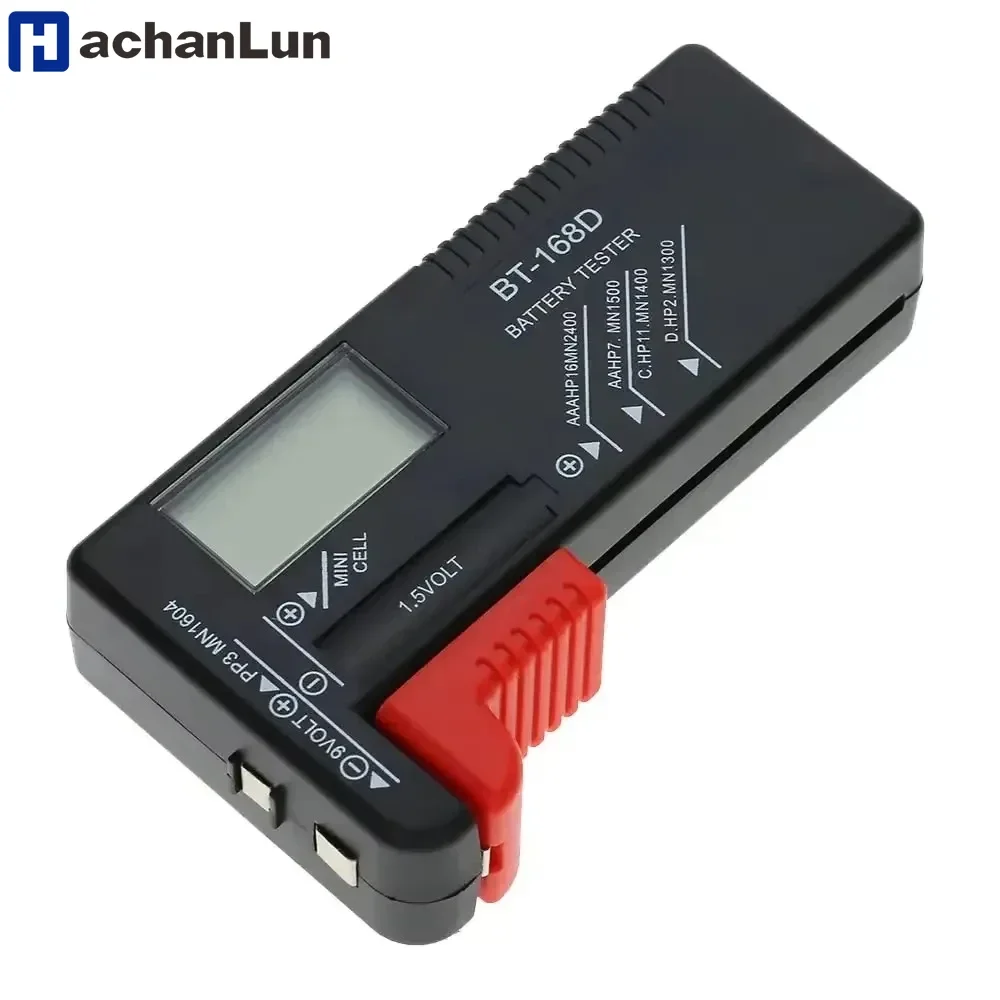 

BT-168D Тестер батареи Универсальный цифровой ЖК-тестер AA AAA CD 9 В 1,5 В Тестер напряжения батареи