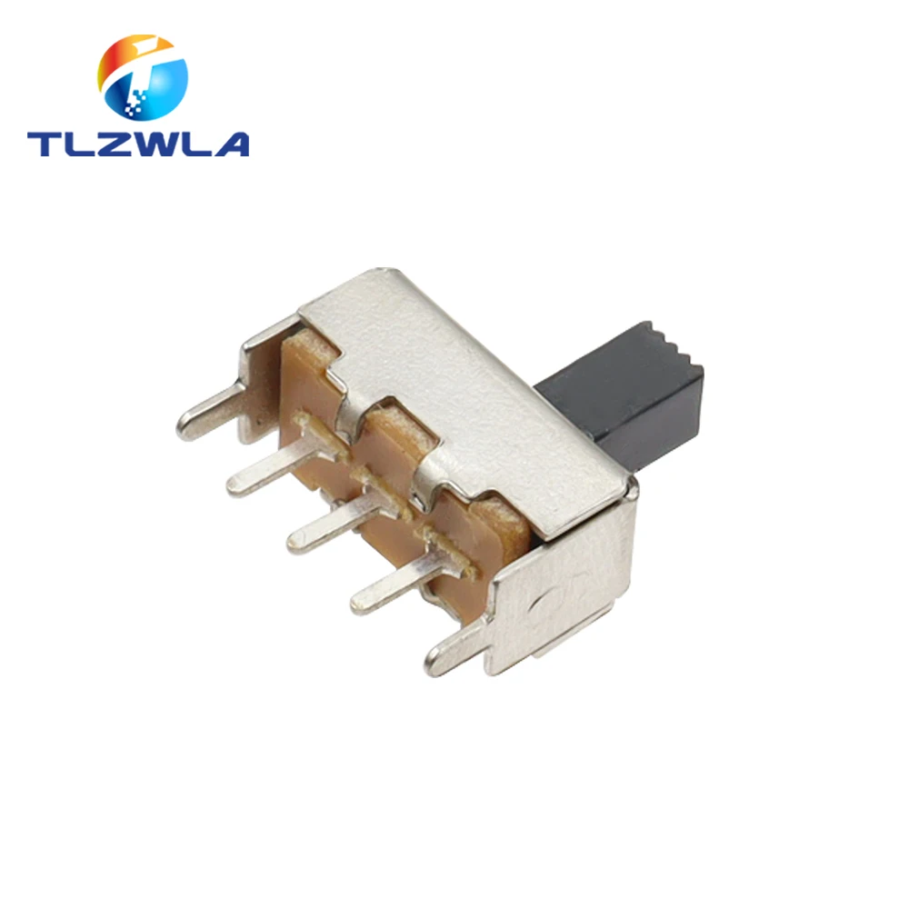 10 sztuk SS12F44 3-pinowy przełącznik SS-12F44G4 jednorzędowy pionowy przełącznik dwupozycyjny długość uchwytu 4MM — zdjęcie 5