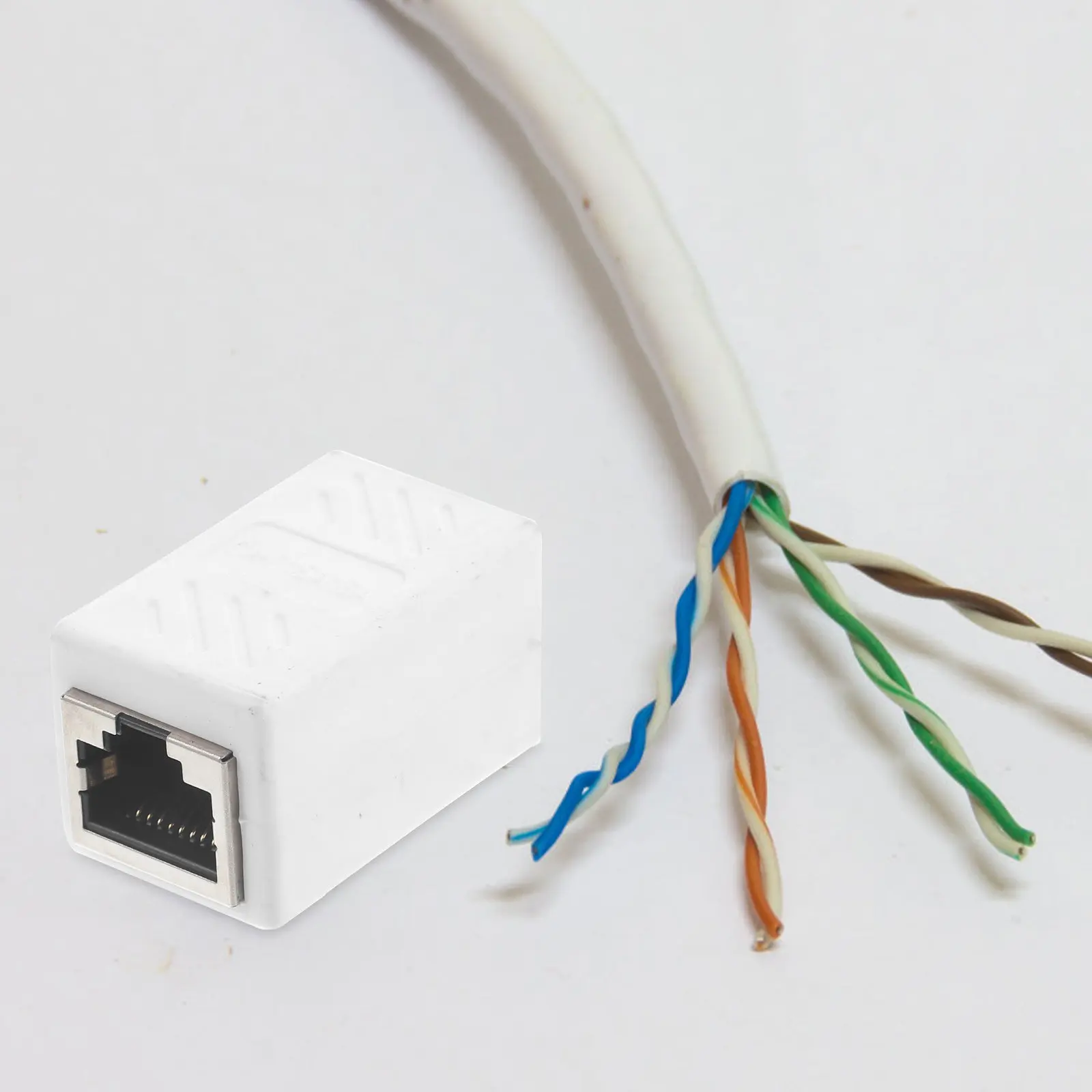 3Pcs Ethernet Cable Extender Rj45 Coupler Female to Female Compatible Cat6 Cat5e for Stable Hd Streaming File Transfer Home