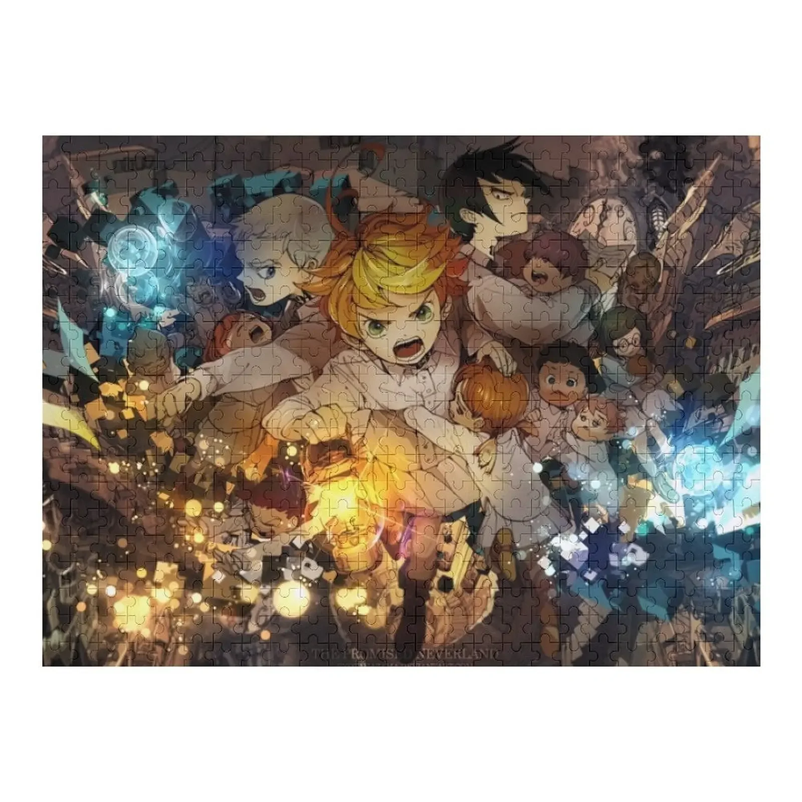 

The Promised Neverland Jigsaw Puzzle Diorama Accessories Personalized Toy Name Wooden Toy Children Custom Name Child Toy Puzzle