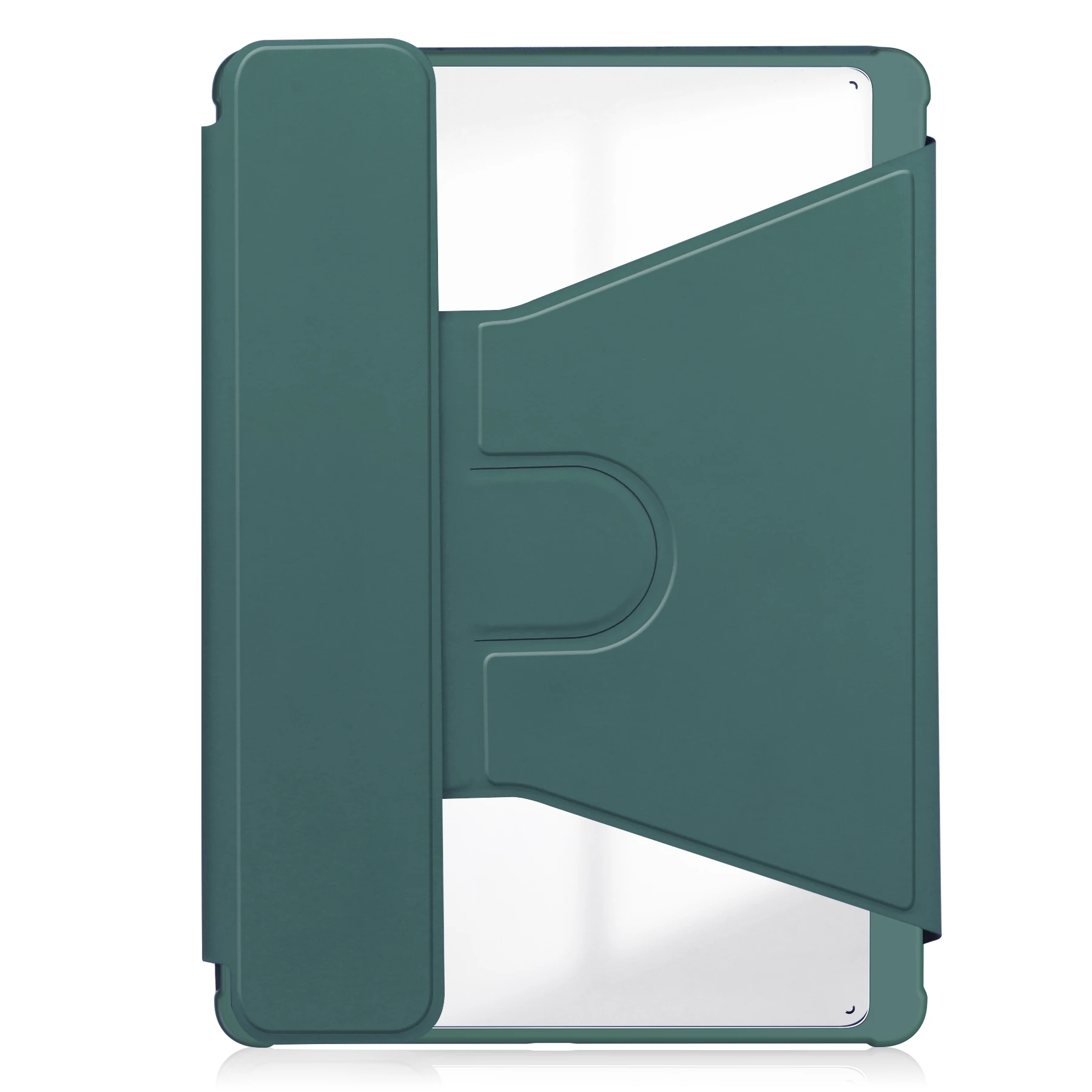 Case For Samsung Galaxy Tab S10 FE / S9 FE (Model SM-X520/X526B/X510/X516) Tablets Transparent 360°rotary keyboard