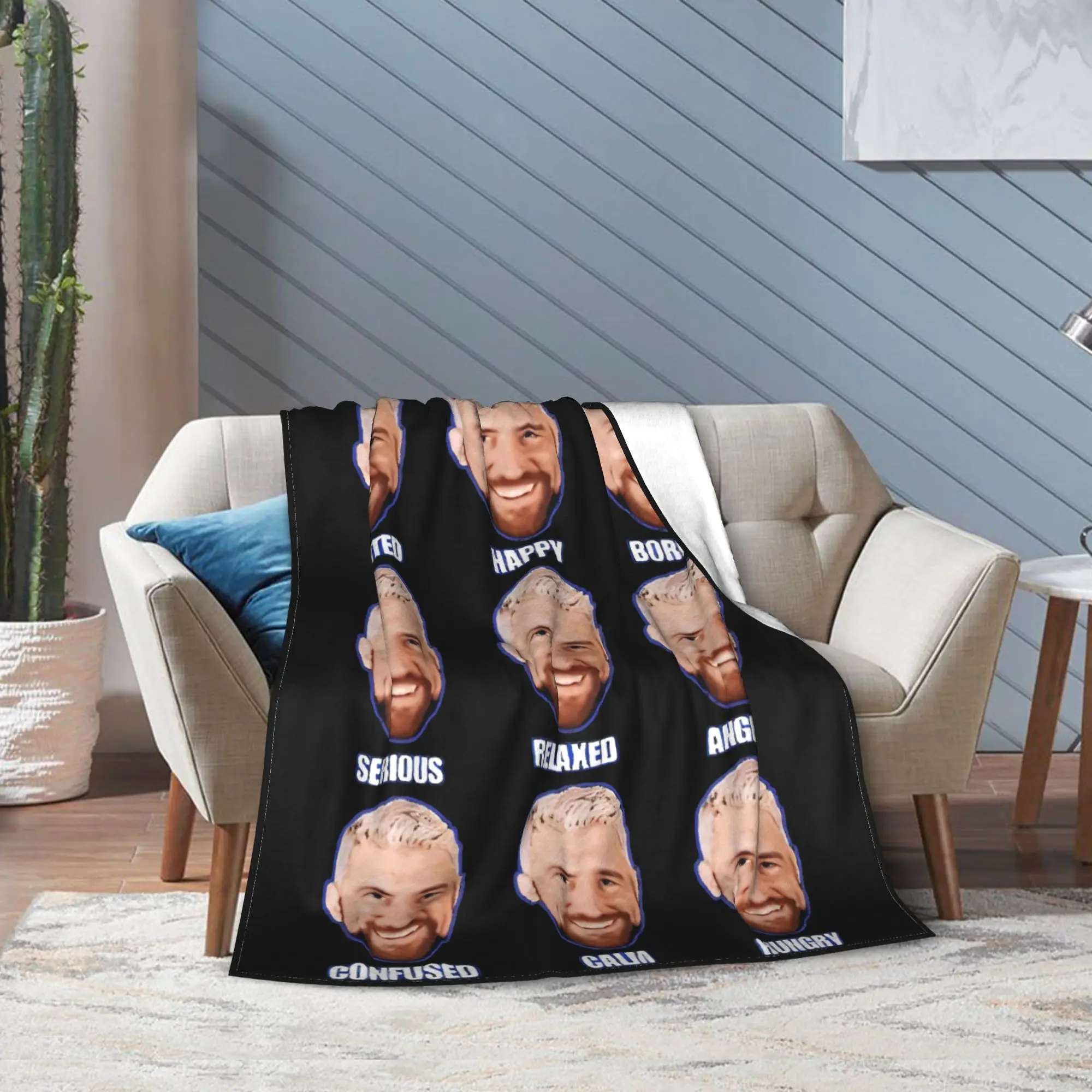 الجدة أعتقد في جو هندري رمي بطانية للأريكة غامض بطانية قطيفة 50x60 بوصة مفرش سرير متعدد الحجم لجميع المواسم #2