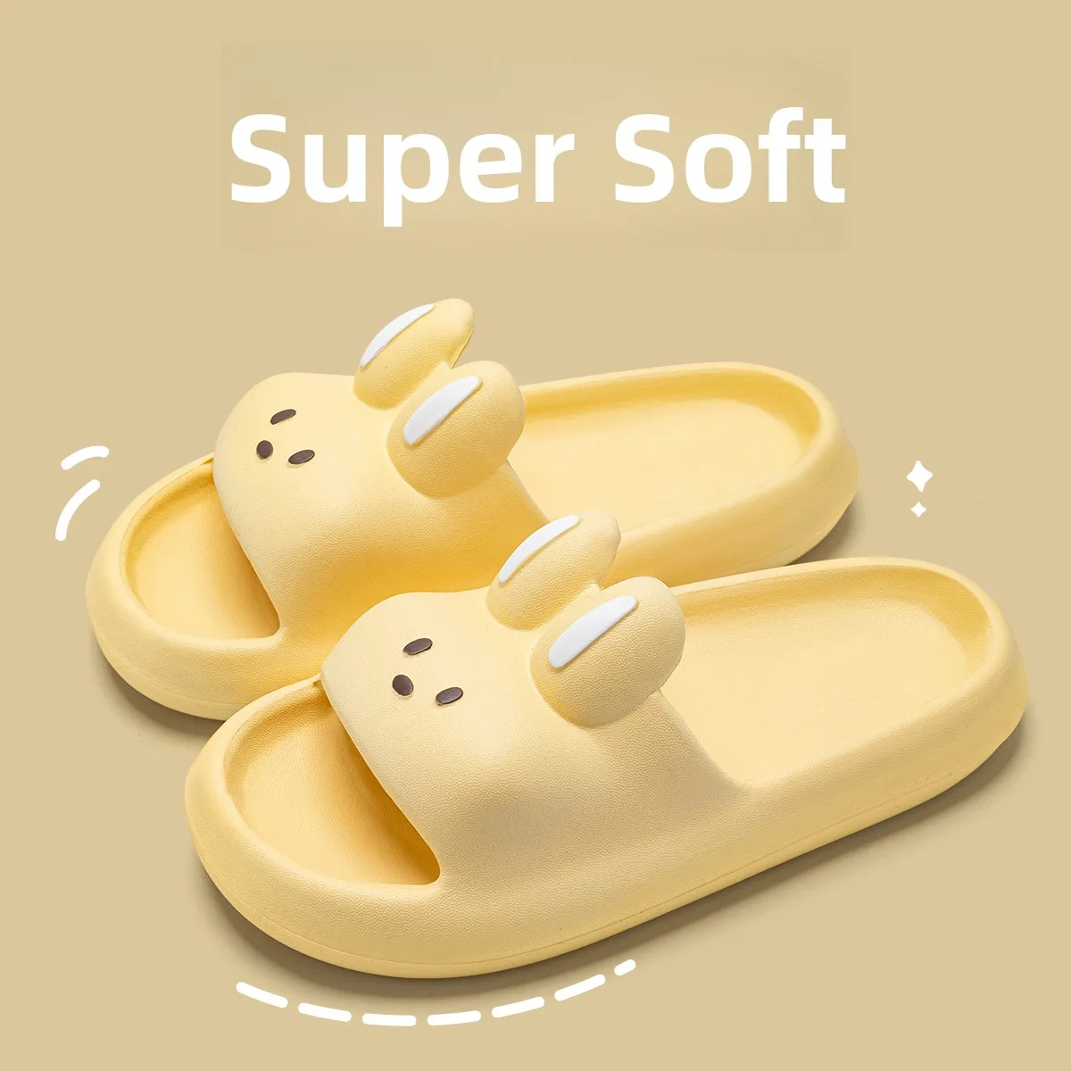 

Adorable Anti-Slip Indoor Women's Slippers Cute EVA Slippers No Odor Summer Home Batoom Bathing New Sle Dormi Slippers