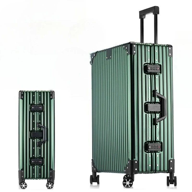 

All-aluminum magnesium alloy trolley case, password box, personalized luggage, travel