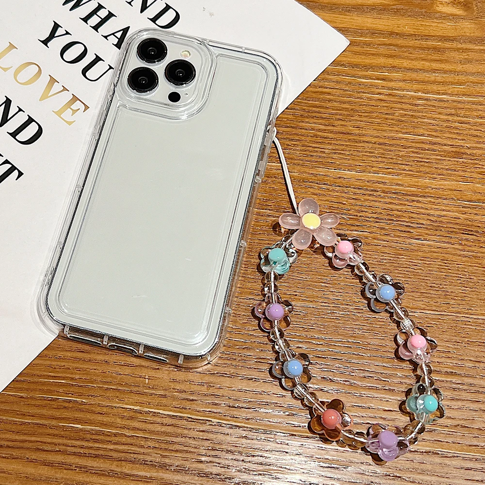 Colorful Bracelet Wrist Chain Strap Case For iPhone 12 Fundas iPhone 11 13 14 15 Pro Max XR 8 7 Plus X XS Max SE 2020 2022 Cover