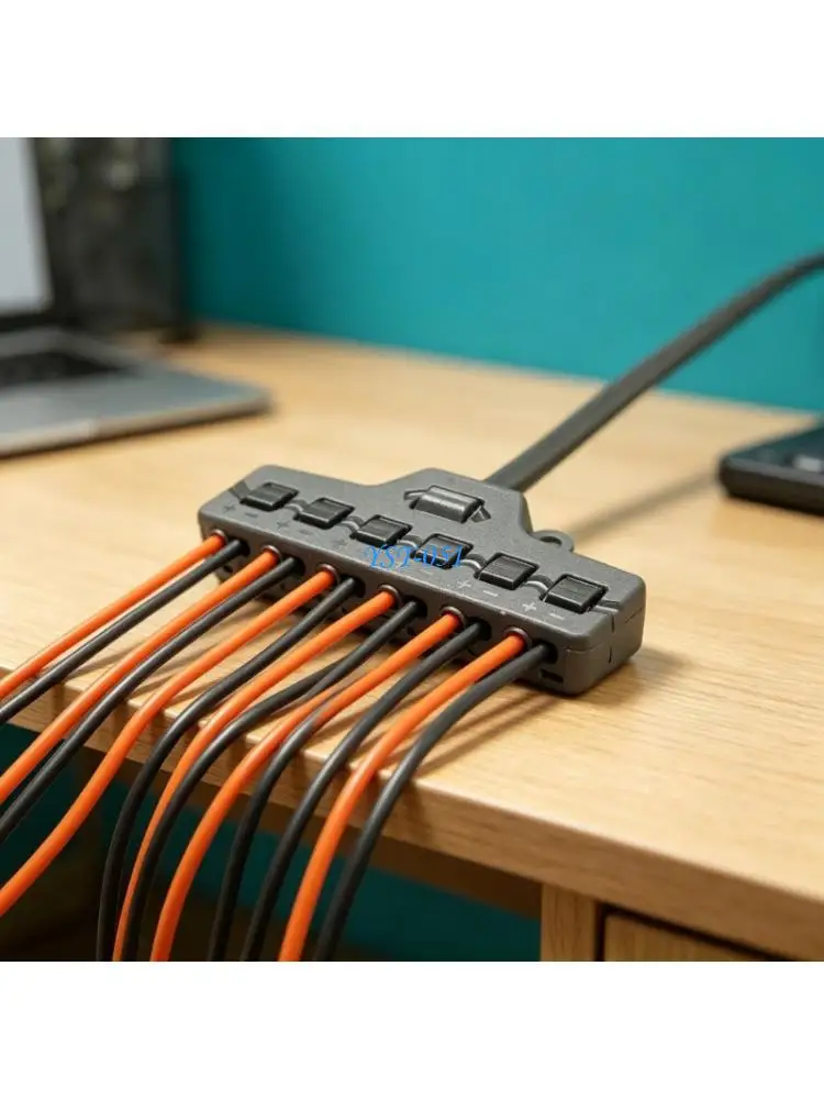 E15A 1 Input 6 Output Line Splitter Terminals Low Quick Wire Splitter