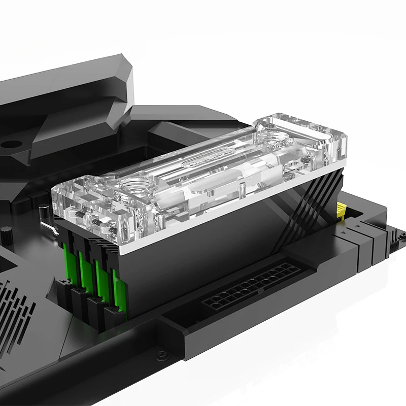 Computer water-cooled  memory water-cooled head is compatible and supports 4 memories