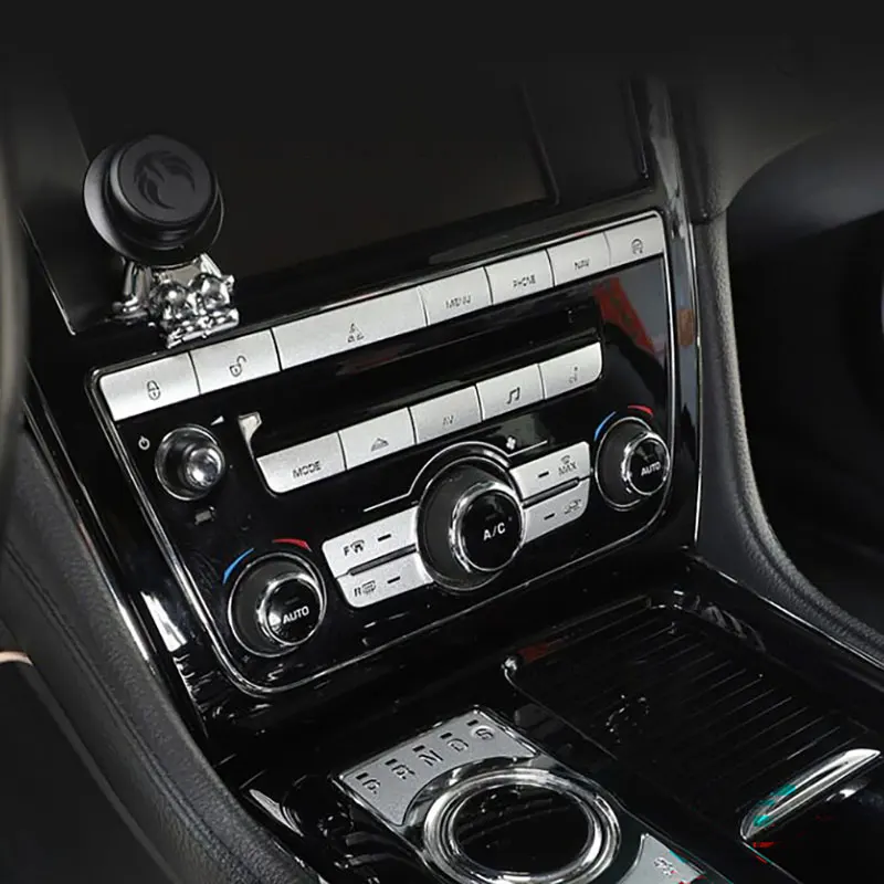 Car Interior Central Gear,Air Conditioning Button Sticker for Jaguar XJ XJL 2010 2011 2012 2013 2014 2015 2016 2017 2018 2019