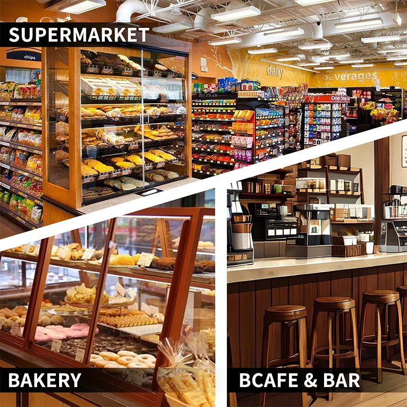 1,5 kW Commerciële roestvrijstalen paragon Hotdog-stoommachine met temperatuurregeling Warming Cabinet