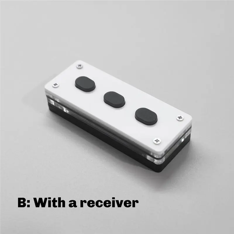 B68A سيليكون صامت بلوتوث تسجيل لاسلكي لوحة المفاتيح صامتة صغيرة مخصصة بنقرة واحدة مفتاح اختصار صغير