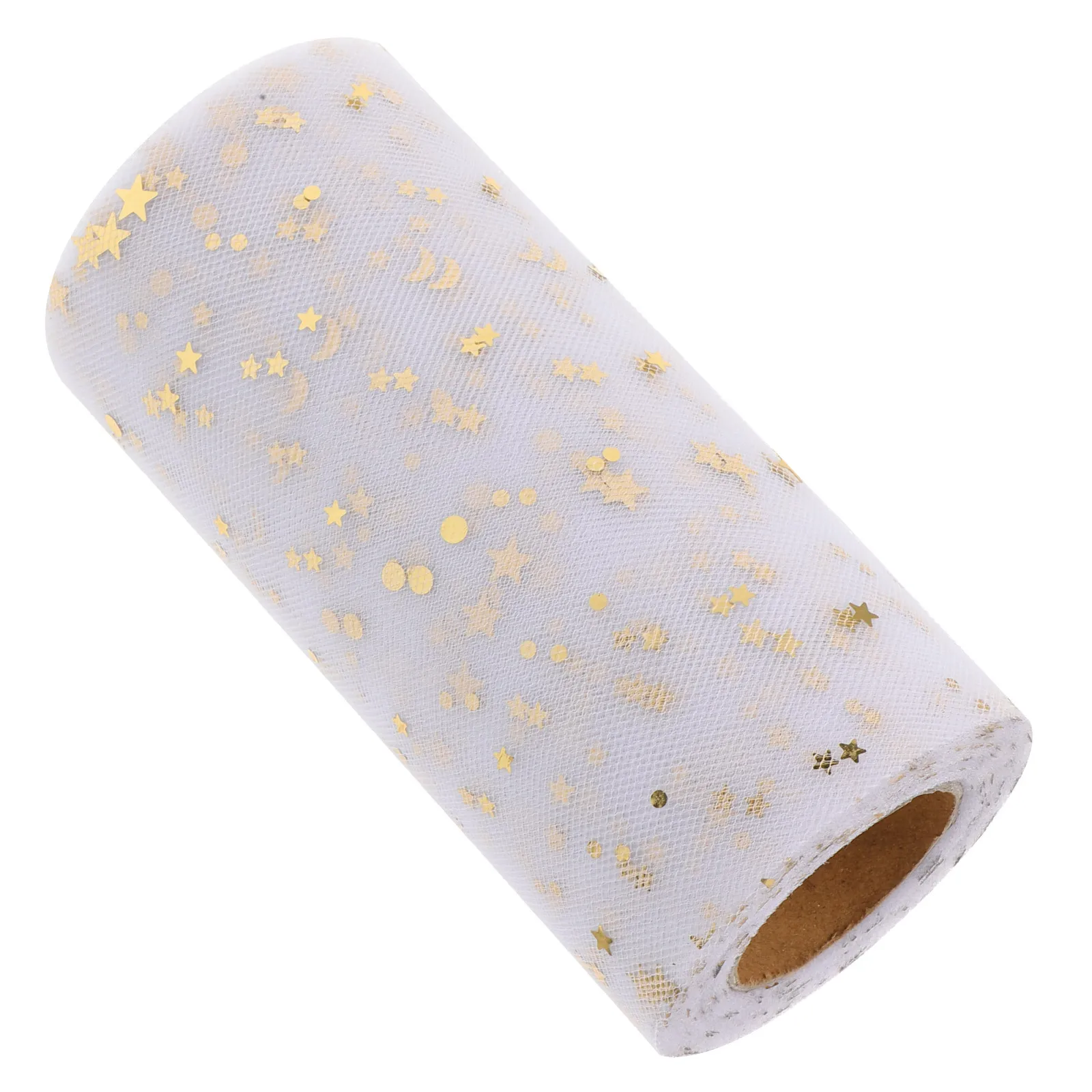 

Sequins Tutu Skirt 2280X15Cm White Gauze Table Skirt For Wedding Party Decor Cover Lightweight Decoration