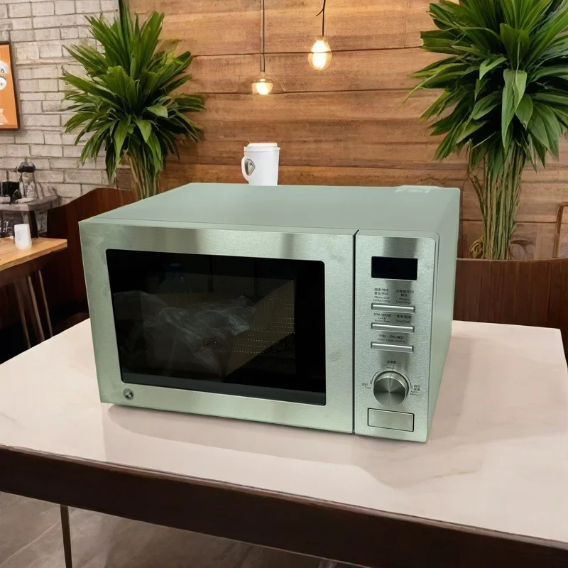 Stainless Steel Smart 34L 1.3Cu.Ft. Convection Commercial Microwave Oven Electric Small Appliance for Household Use